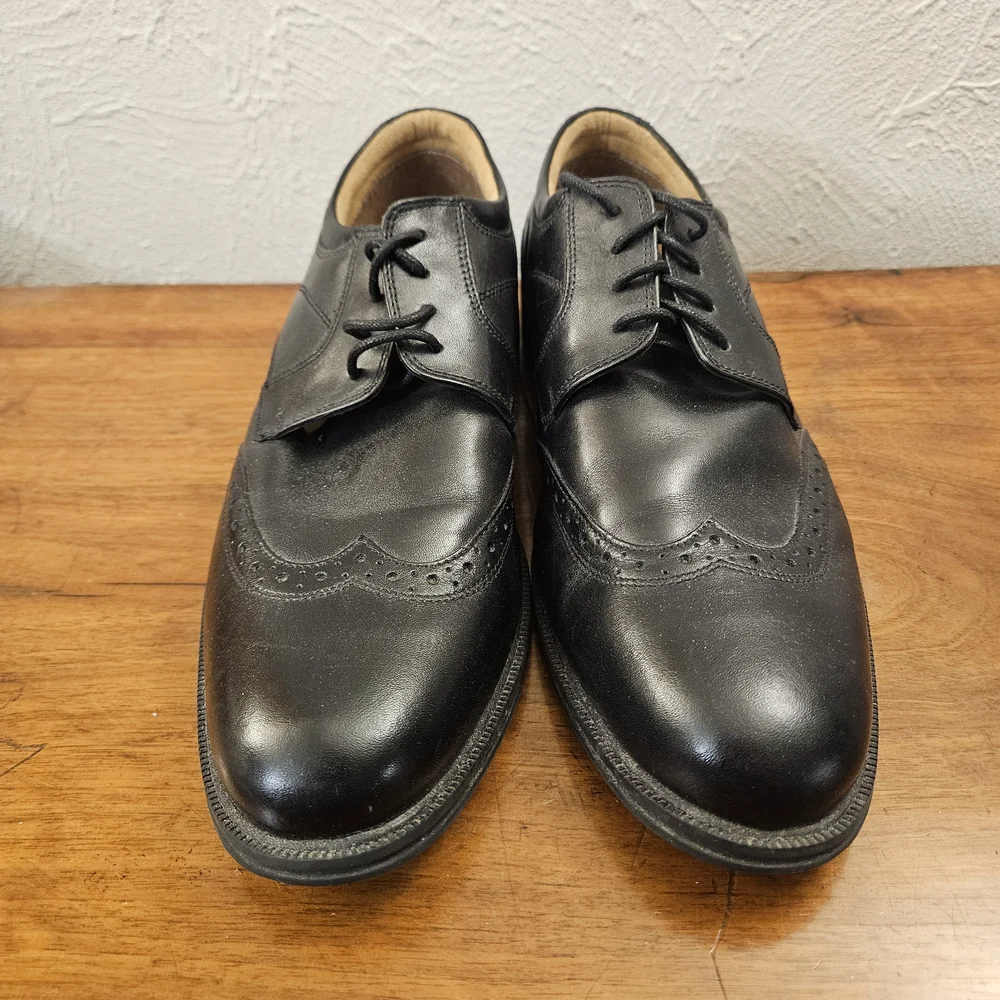 Florsheim Portfolio Wing Ox Leather Wing‎ Tip 11702-001 Black Size 11.5 D